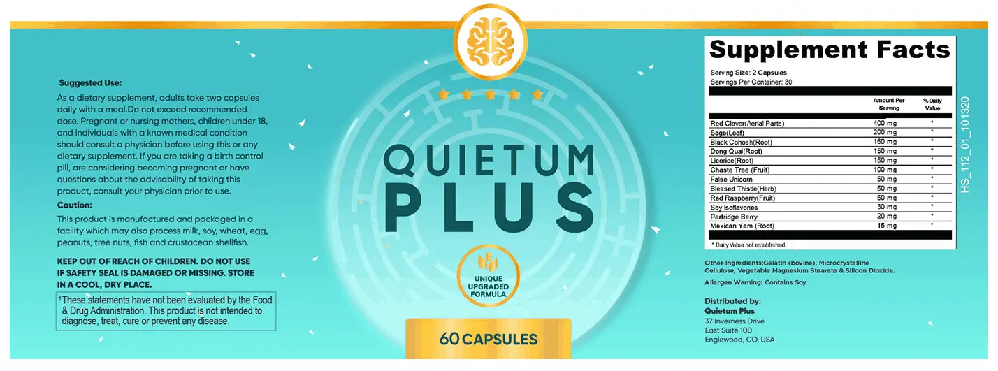 Quietum Plus ingredients